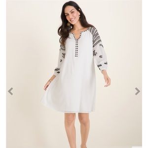 Embroidered BoHo Dress